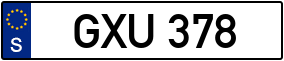 Truck License Plate